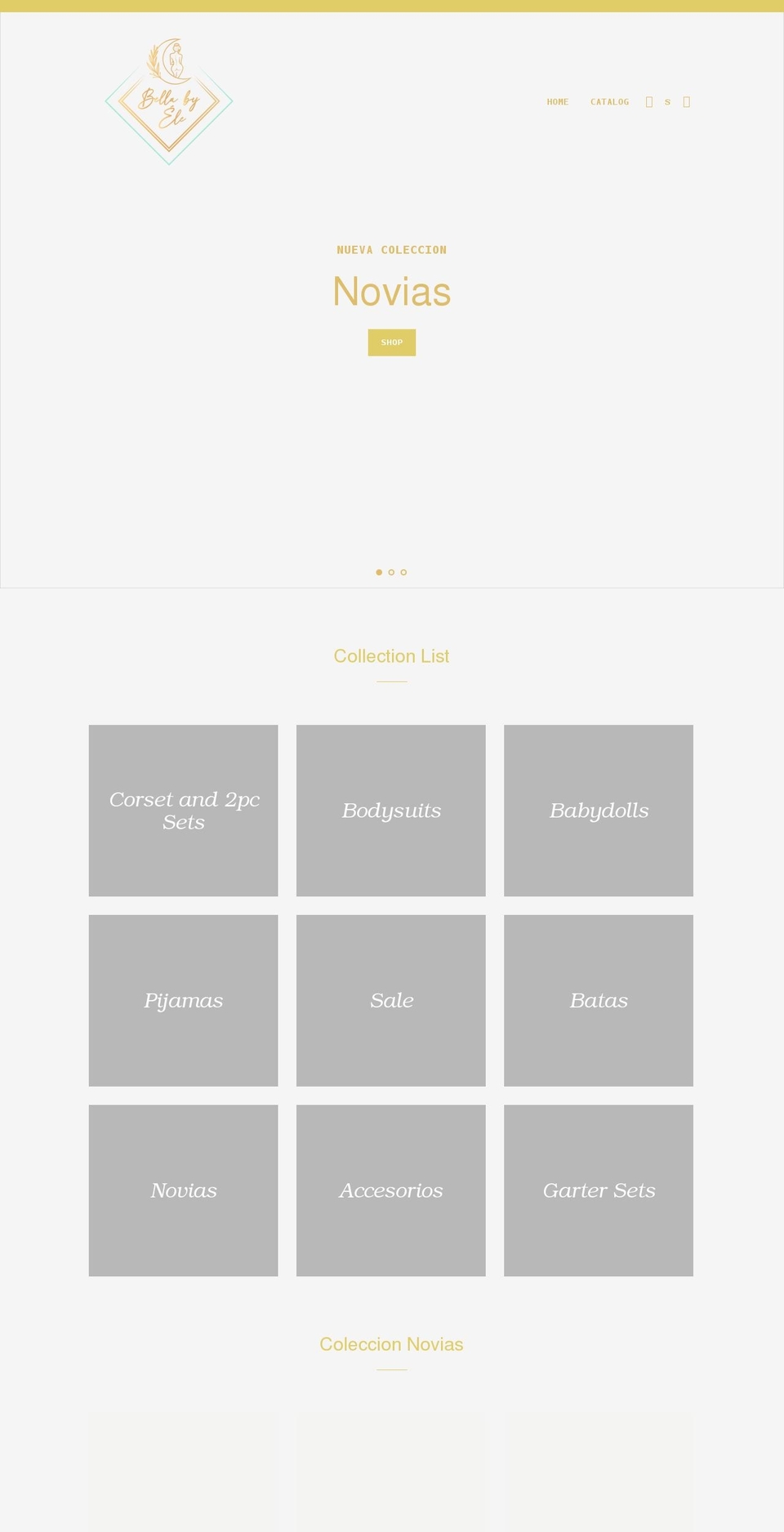 bellabyele.com shopify website screenshot