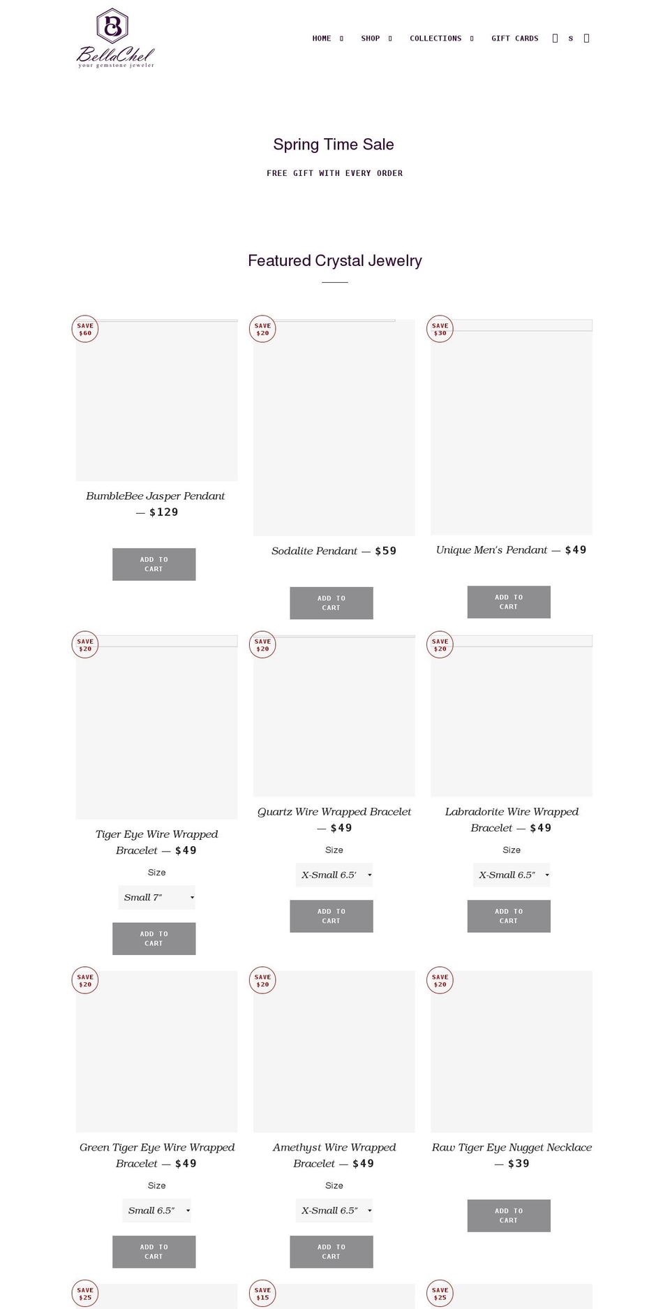 bellachel.com shopify website screenshot