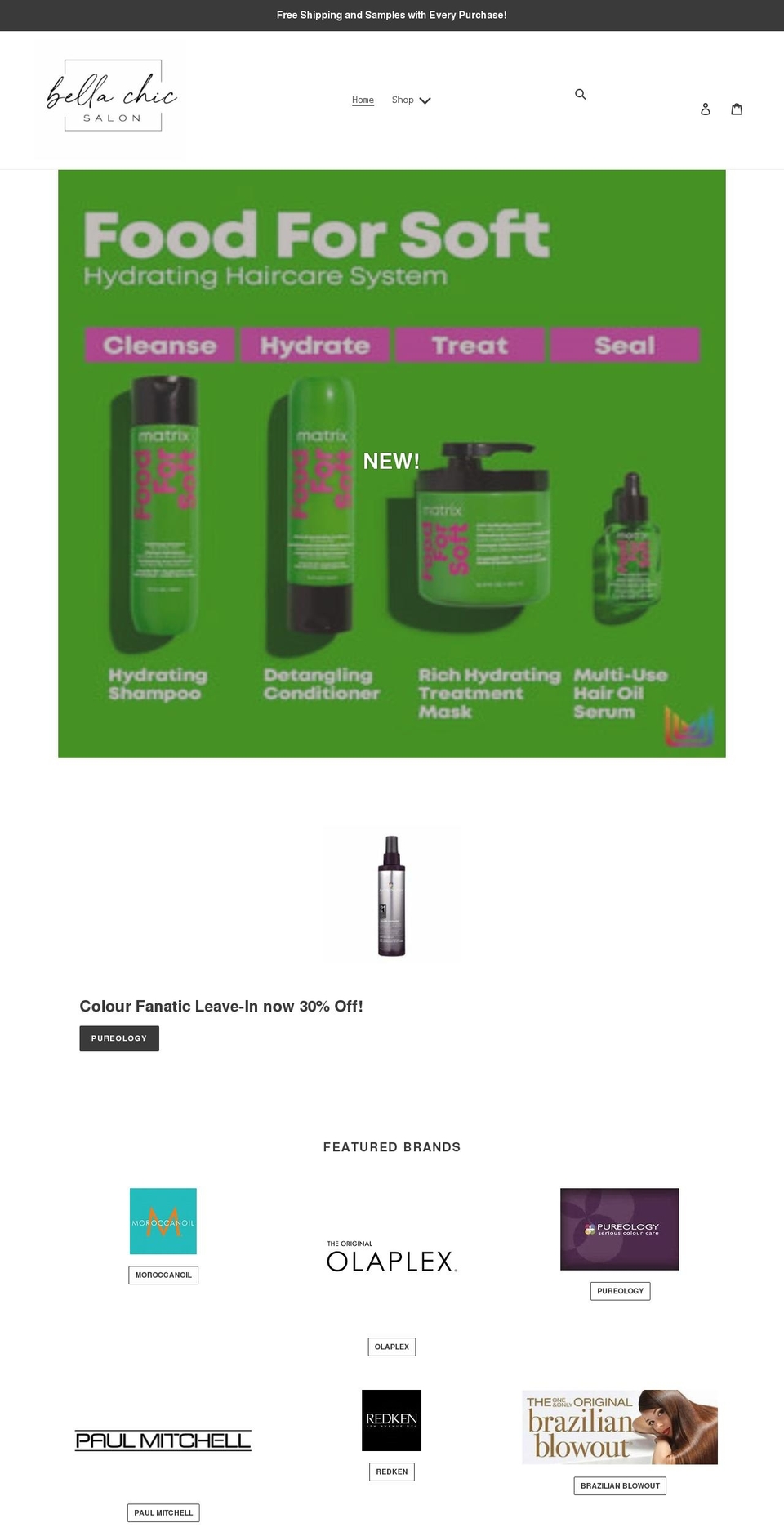 bellachicinc.com shopify website screenshot