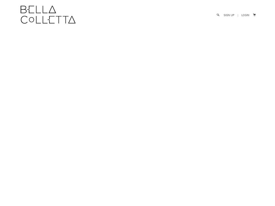 bellacolletta.com shopify website screenshot