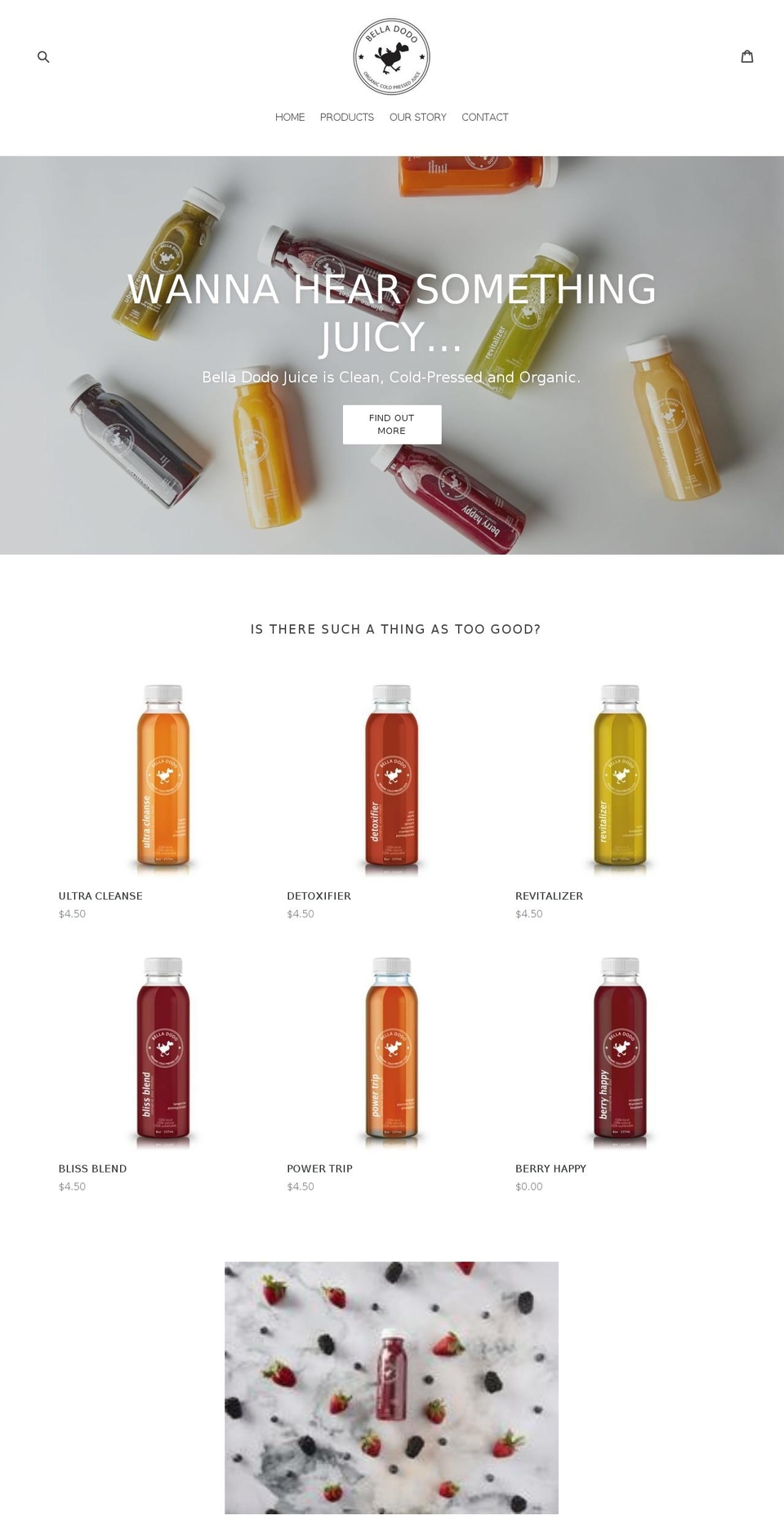 belladodo.com shopify website screenshot