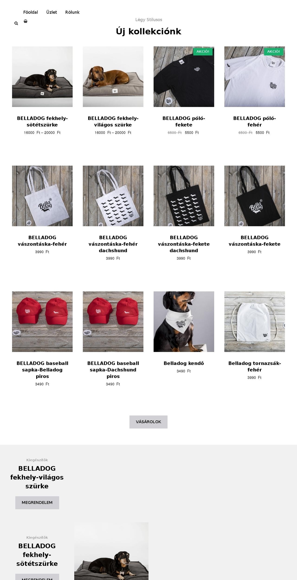 belladogshop.com — Shopify storefront screenshot