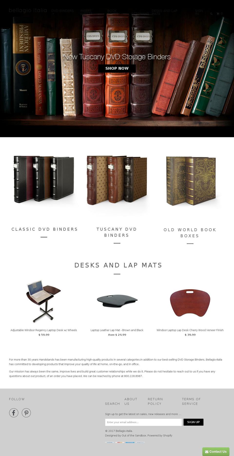 bellagio-italia.com shopify website screenshot