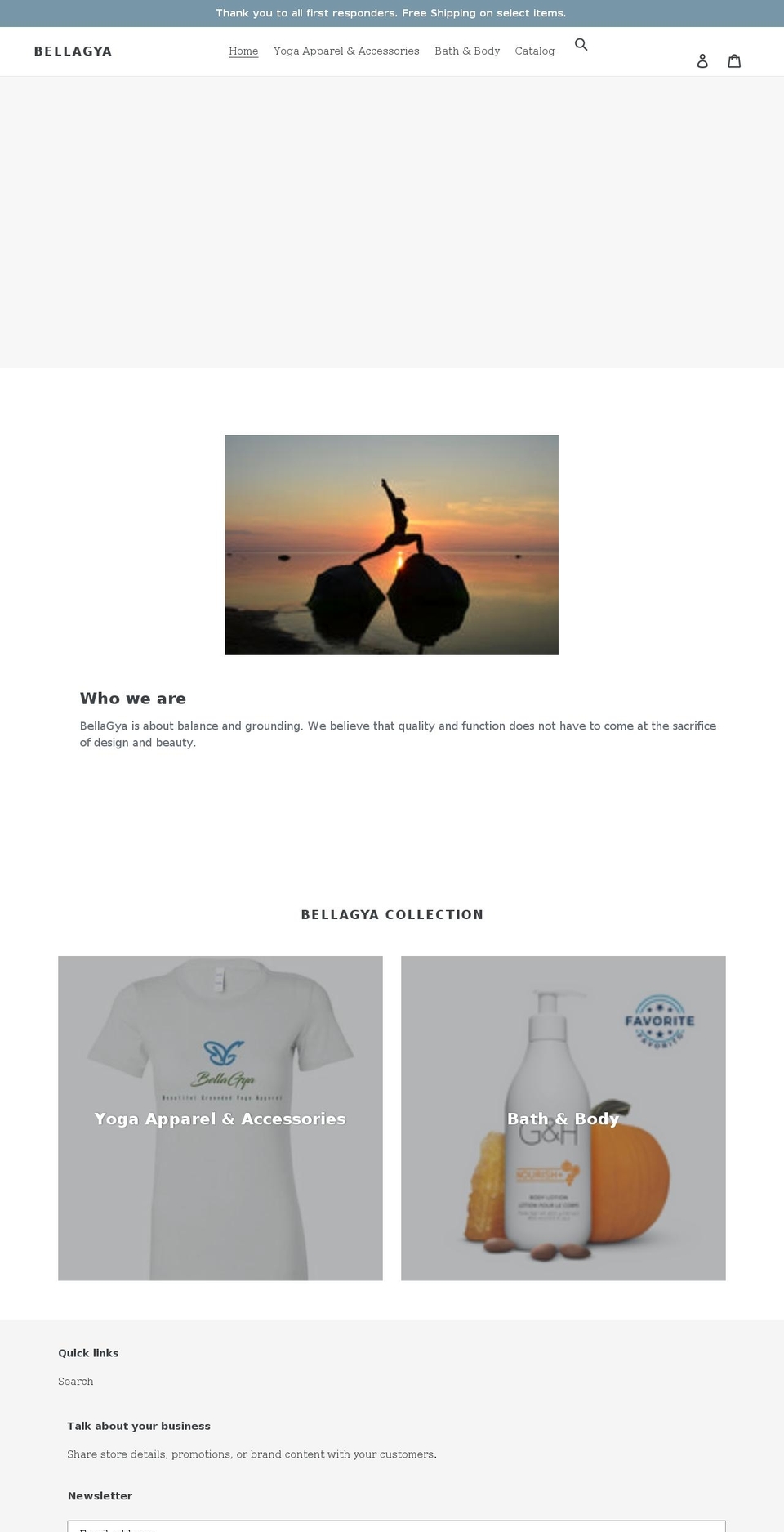bellagya.com shopify website screenshot