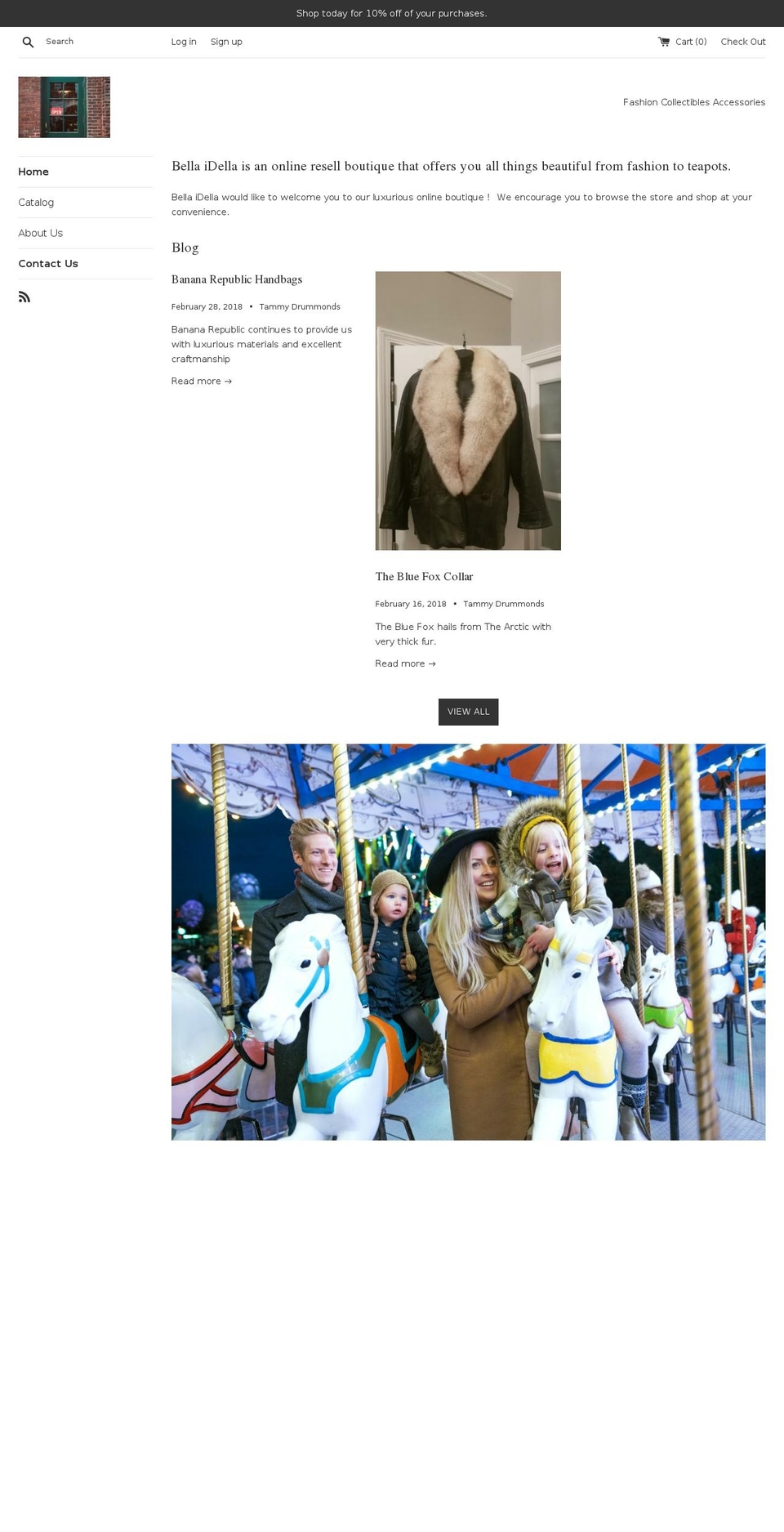 bellaidella.com shopify website screenshot