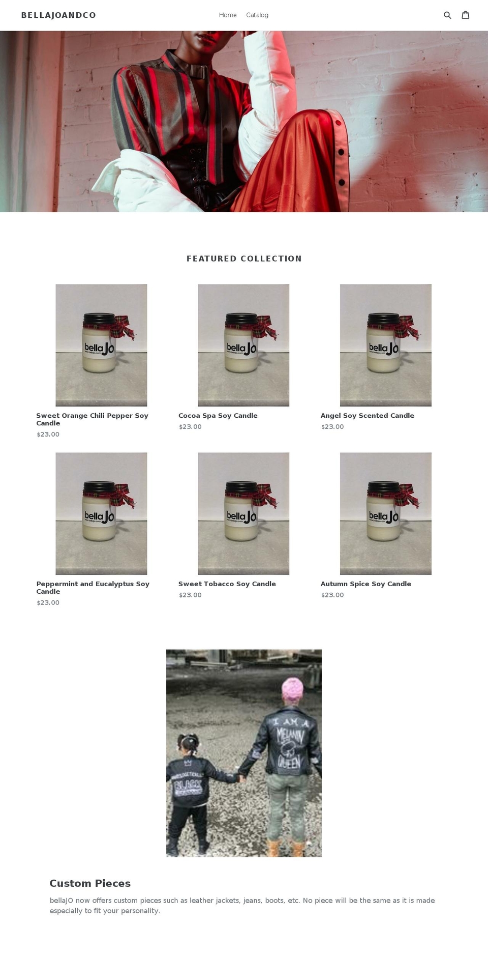 bellajo.com — Shopify storefront screenshot