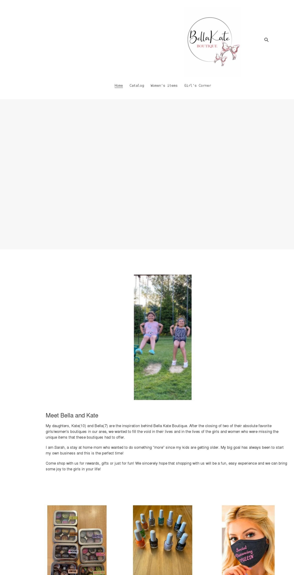 bellakateboutique.net shopify website screenshot