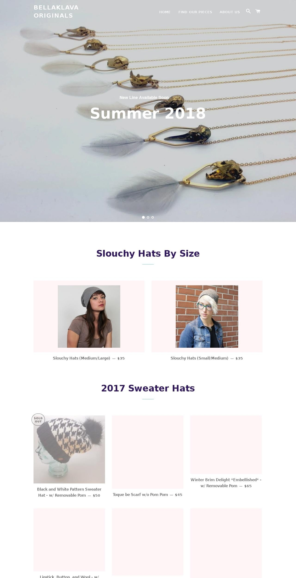bellaklava.com — Shopify storefront screenshot