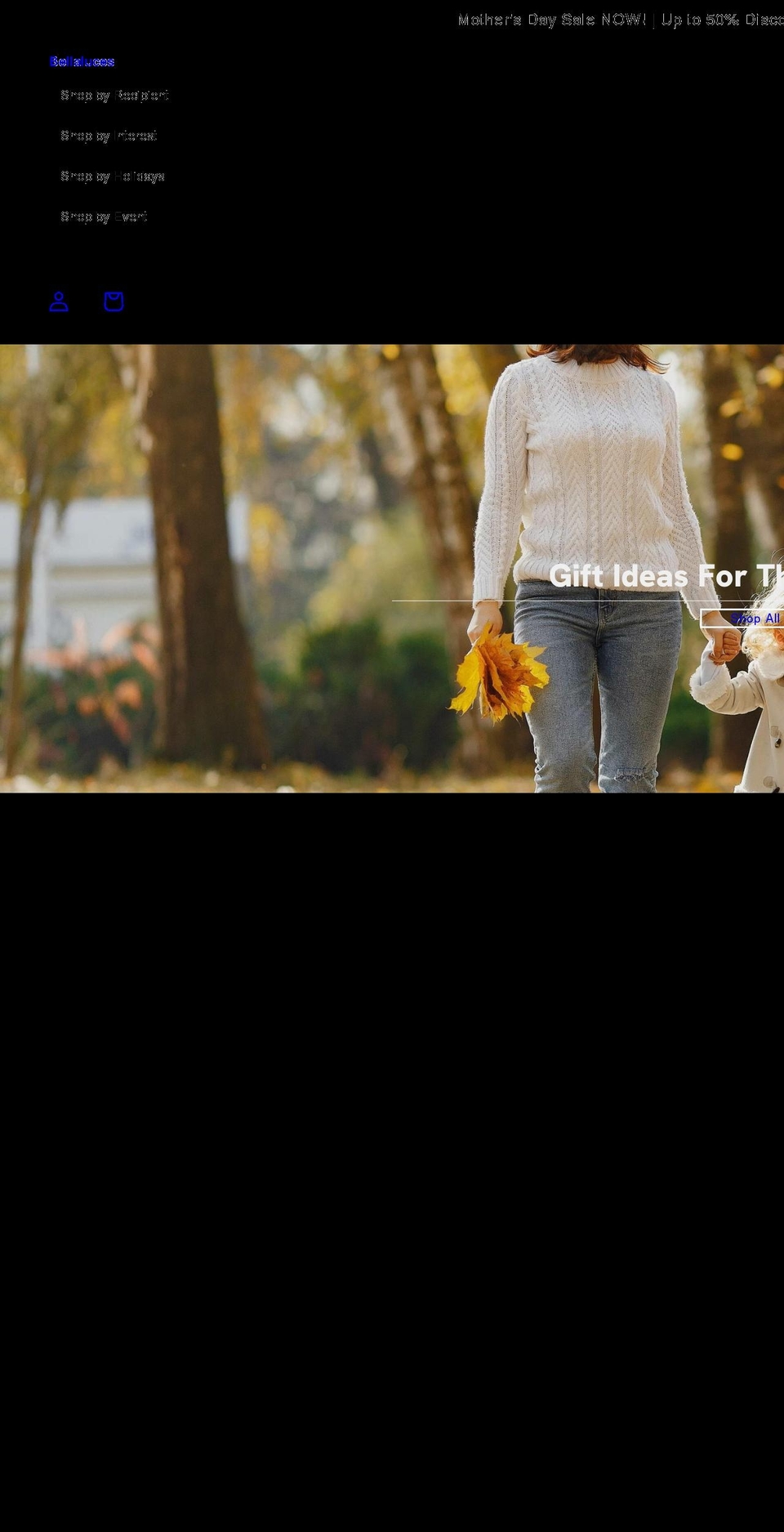 bellaluces.com shopify website screenshot