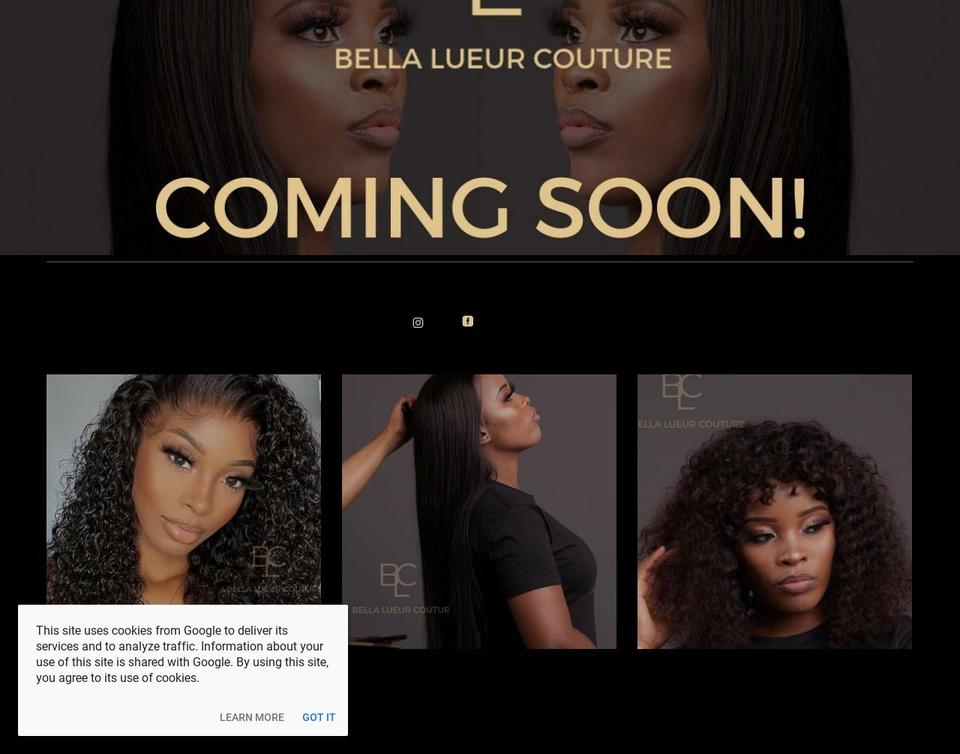 bellalueur.com — Shopify storefront screenshot