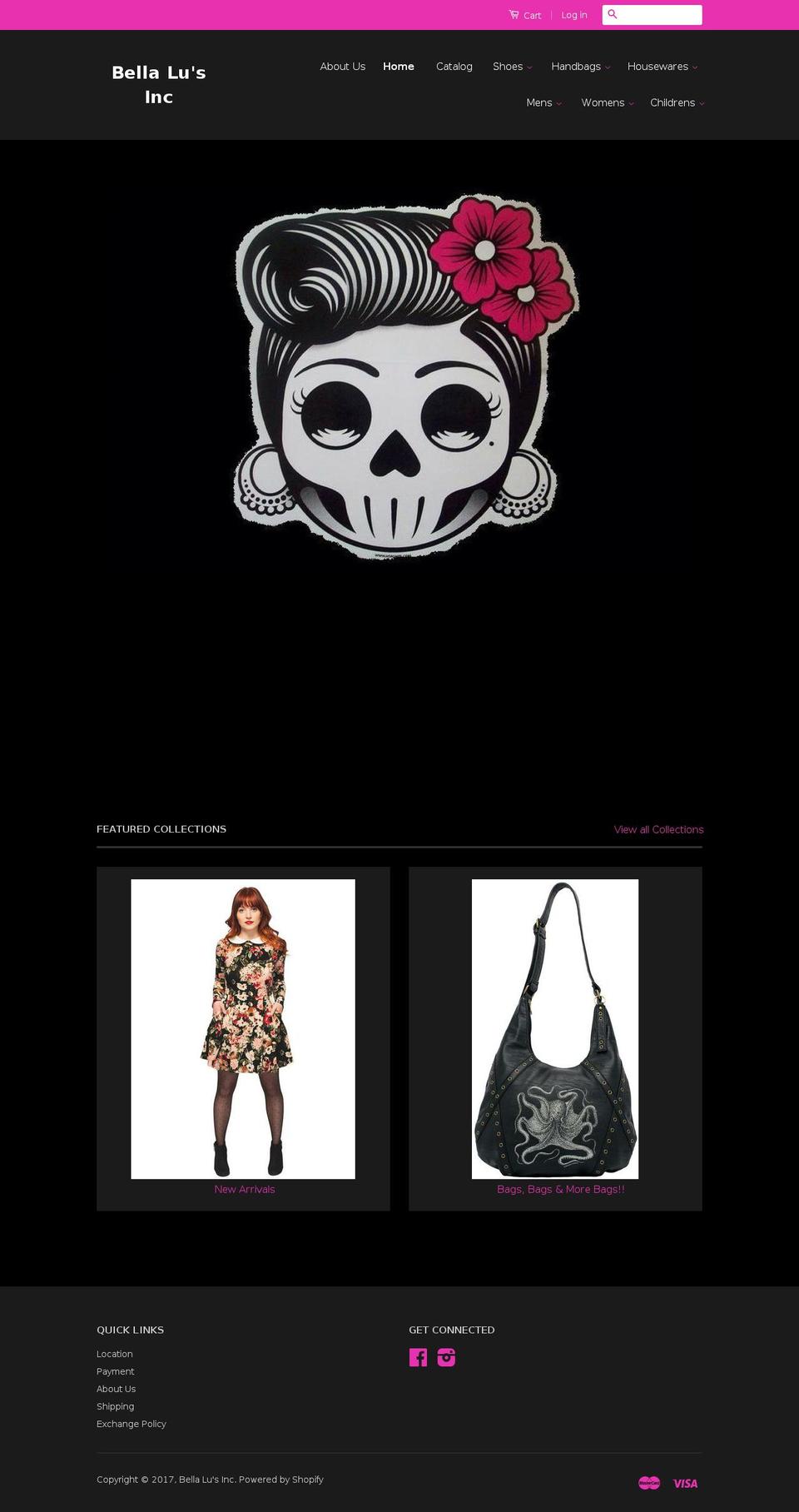 bellalusinc.com shopify website screenshot