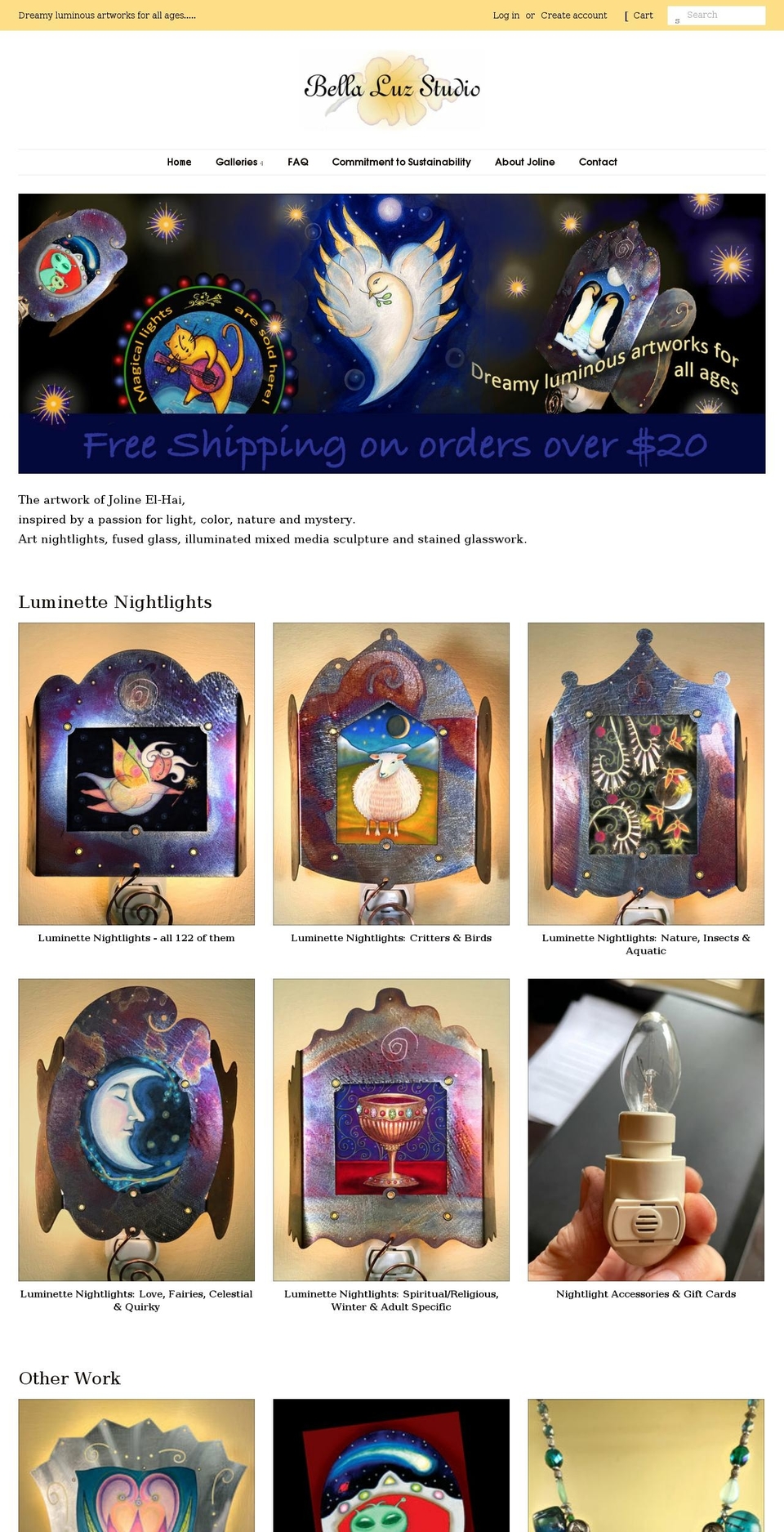 bellaluz.com shopify website screenshot