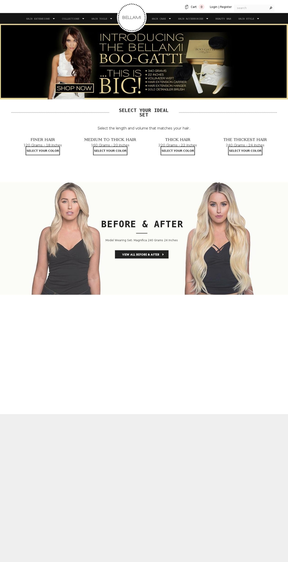bellami.com shopify website screenshot
