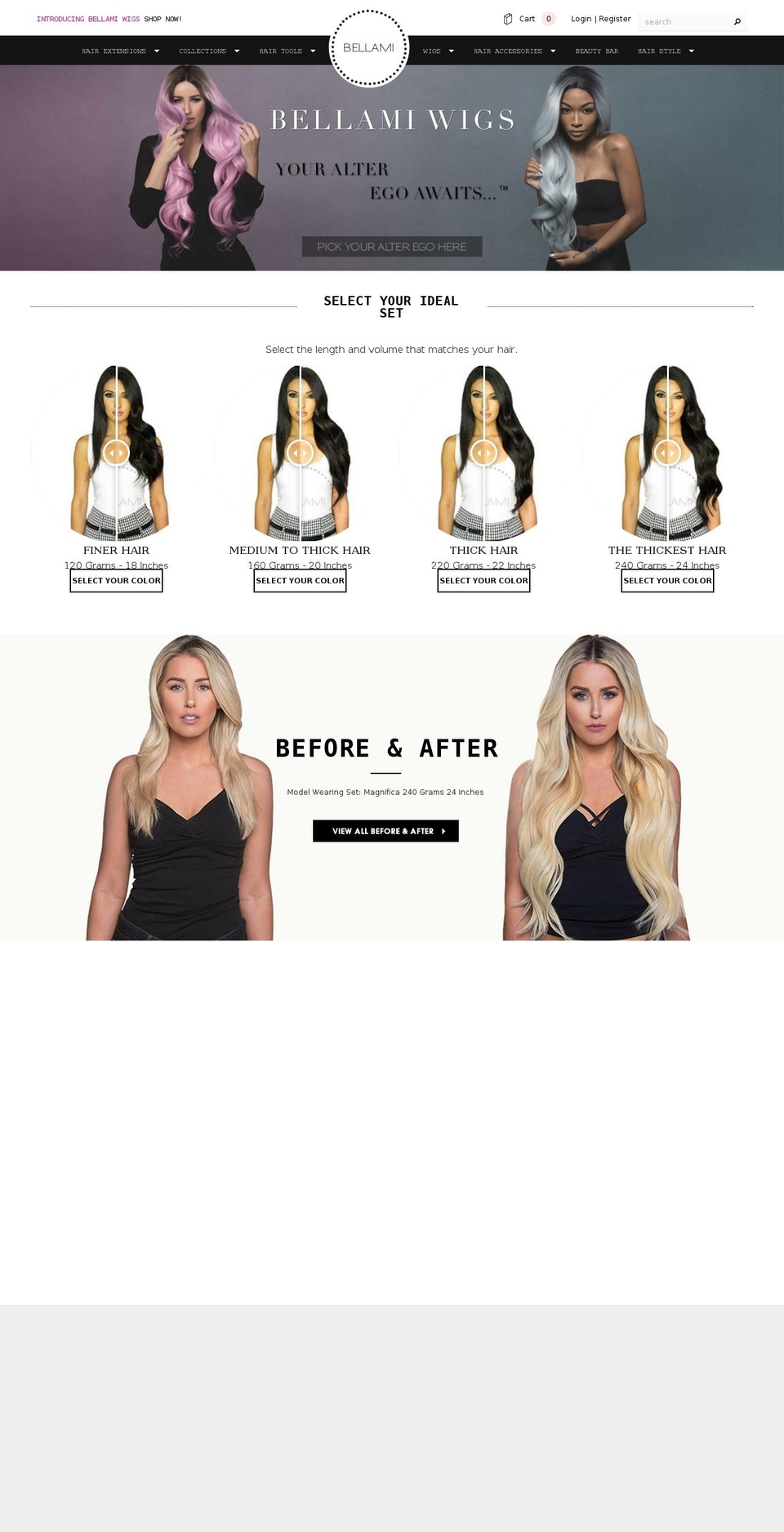 Bellami.com PROD - Version Control Shopify theme site example bellamihairextensions.com