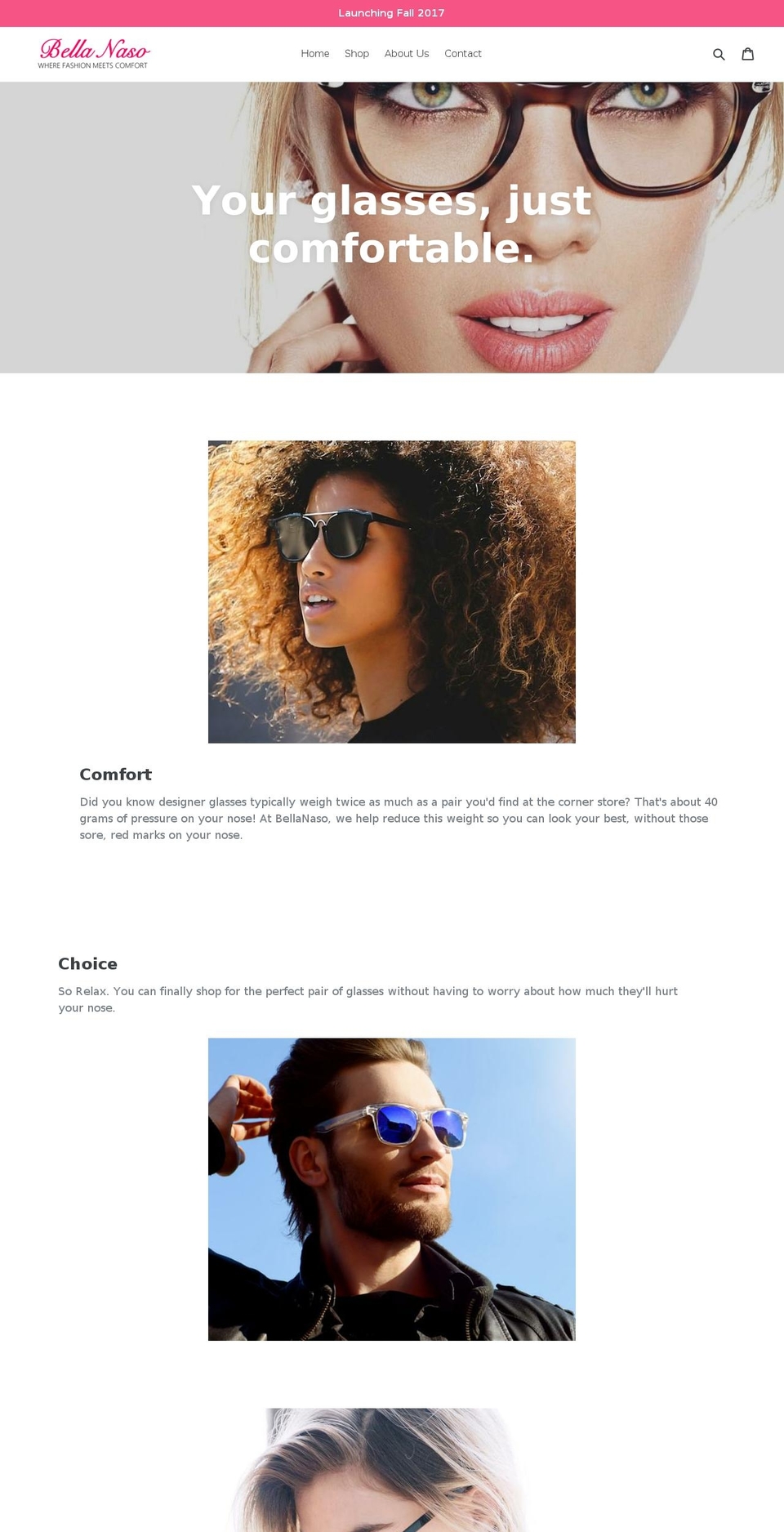 bellanaso.com shopify website screenshot