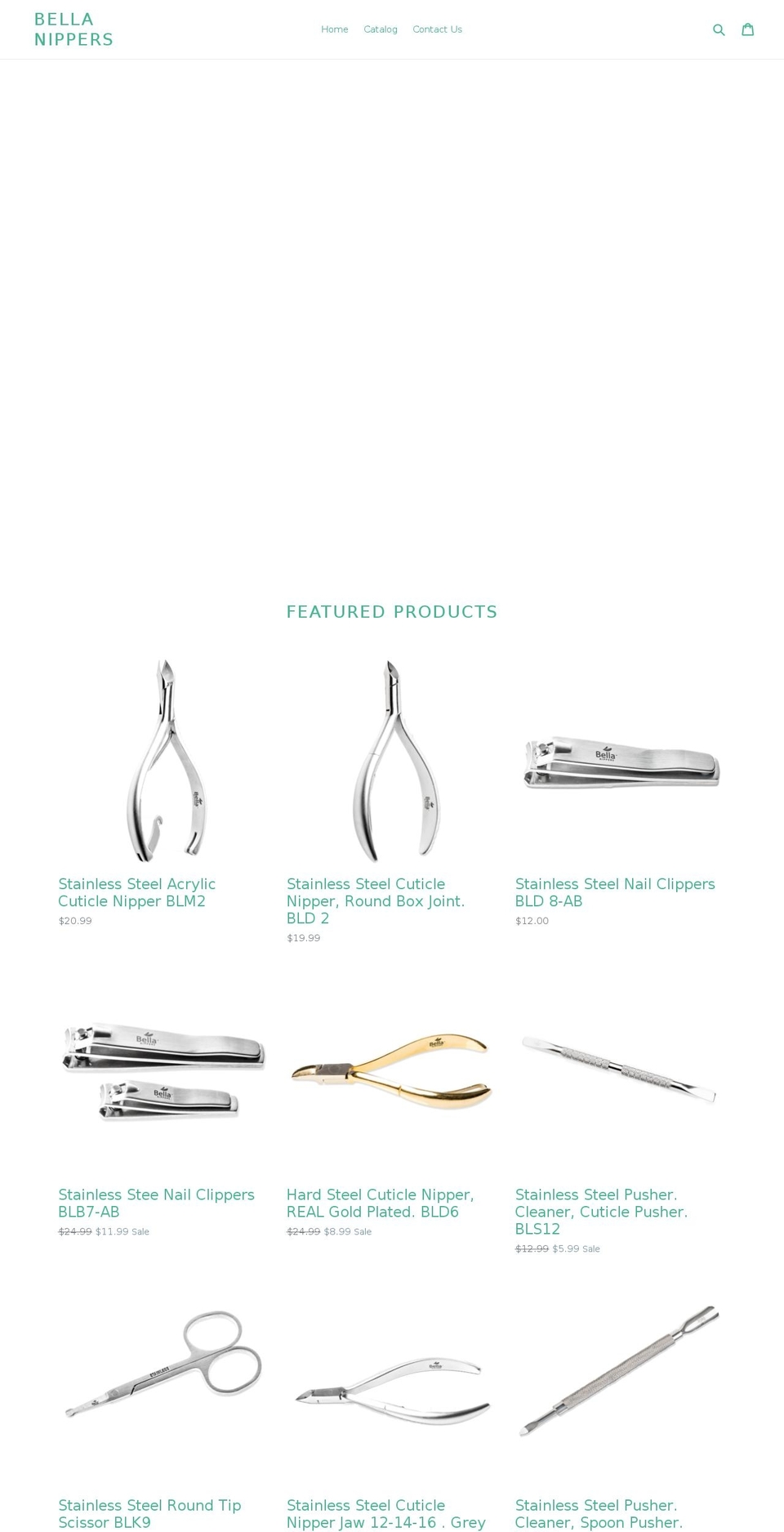 bellanippers.com shopify website screenshot