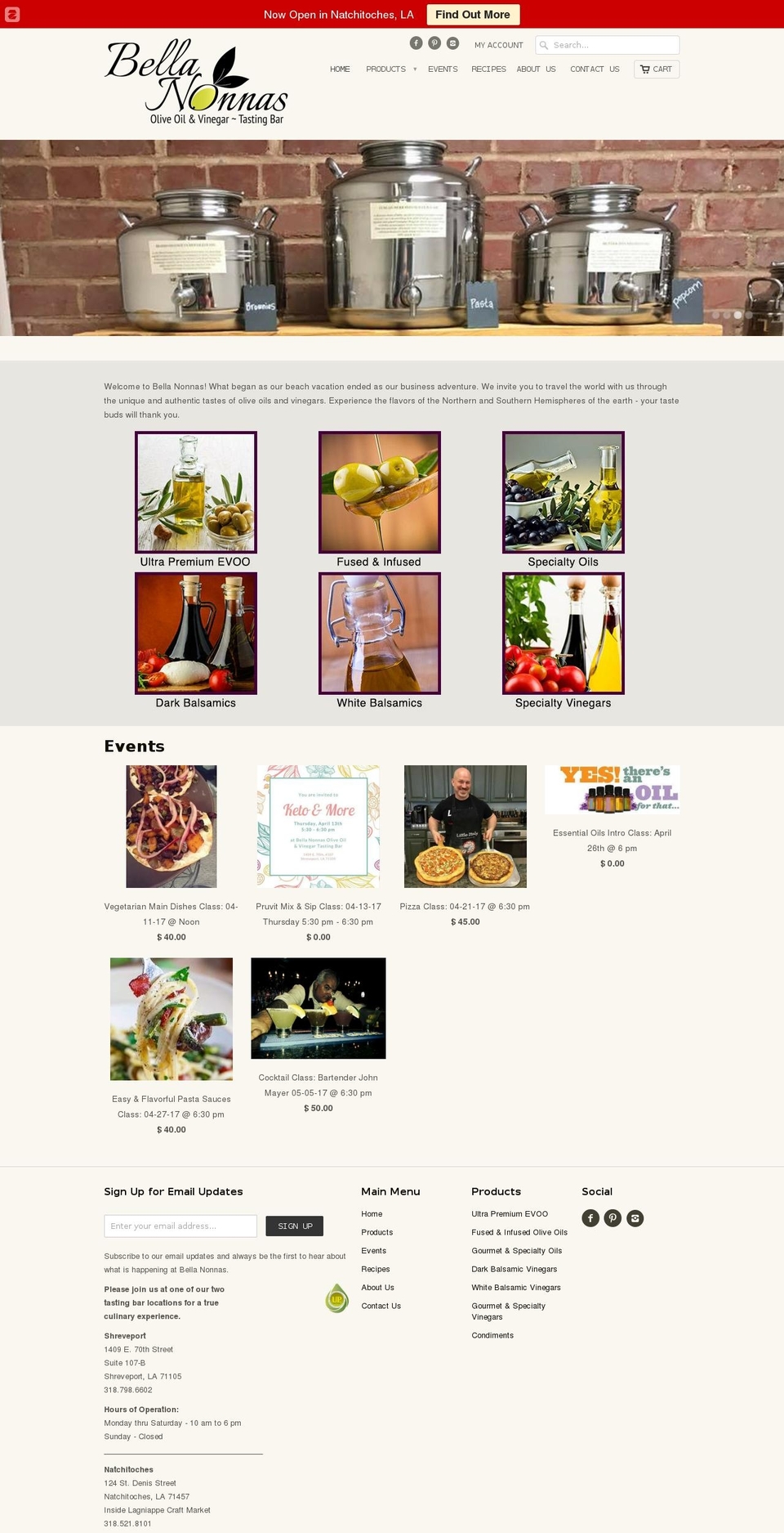 bellanonnaoils.com shopify website screenshot