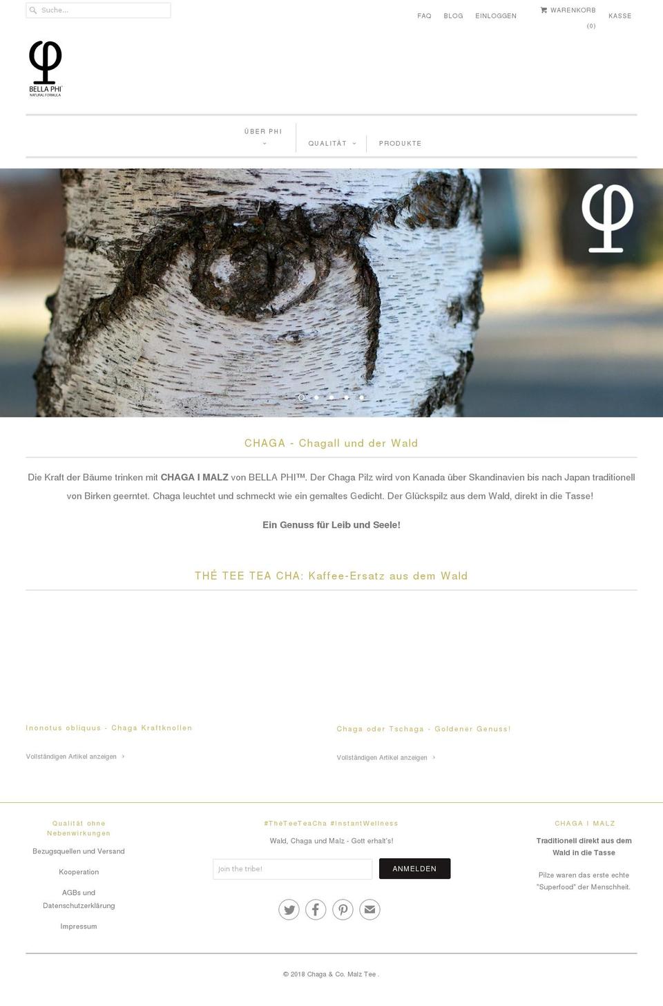 bellaphi.com — Shopify storefront screenshot