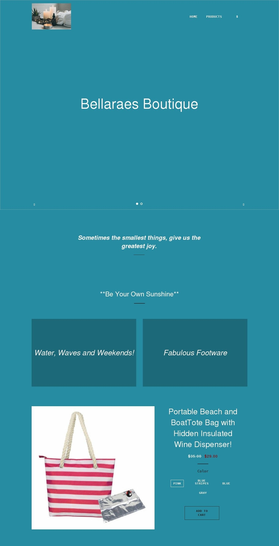 bellaraes.com shopify website screenshot
