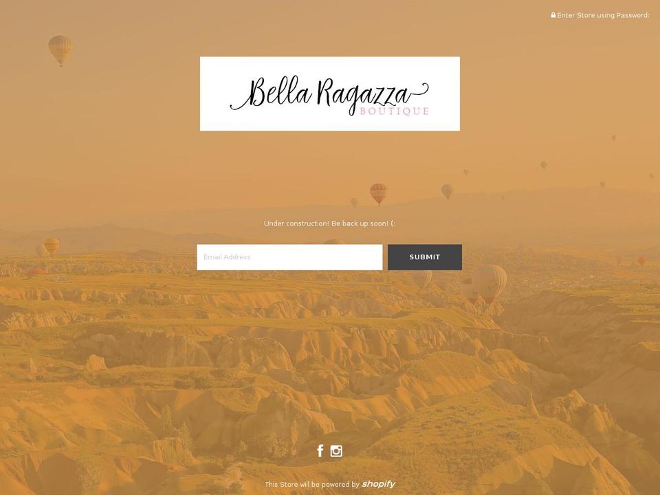 bellaragazzaboutique.com shopify website screenshot
