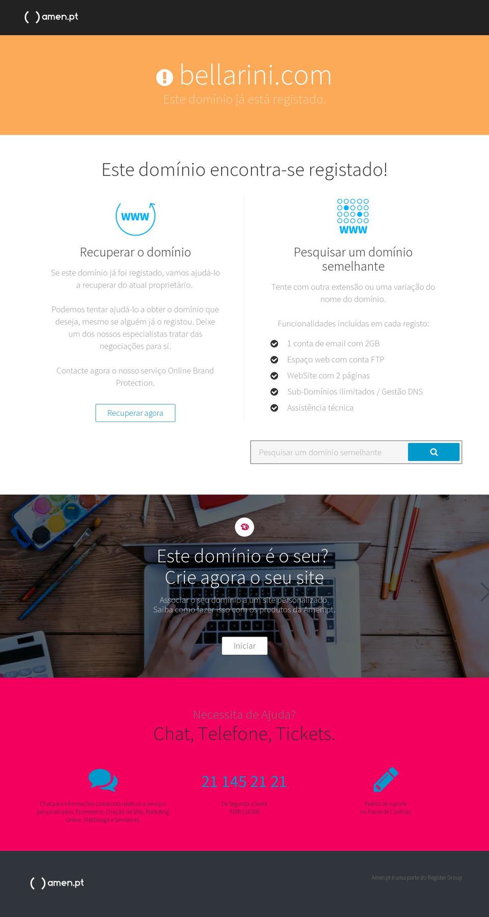 bellarini.com — Shopify storefront screenshot