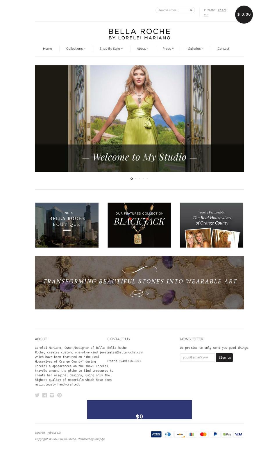 bellaroche.com shopify website screenshot
