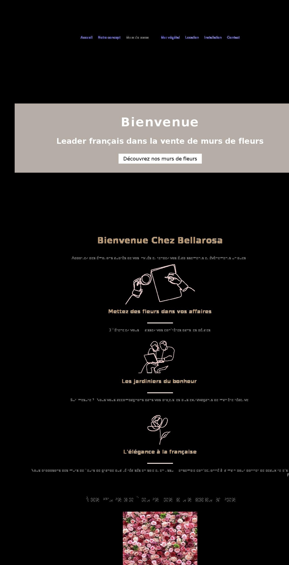 bellarosa-shop.fr shopify website screenshot