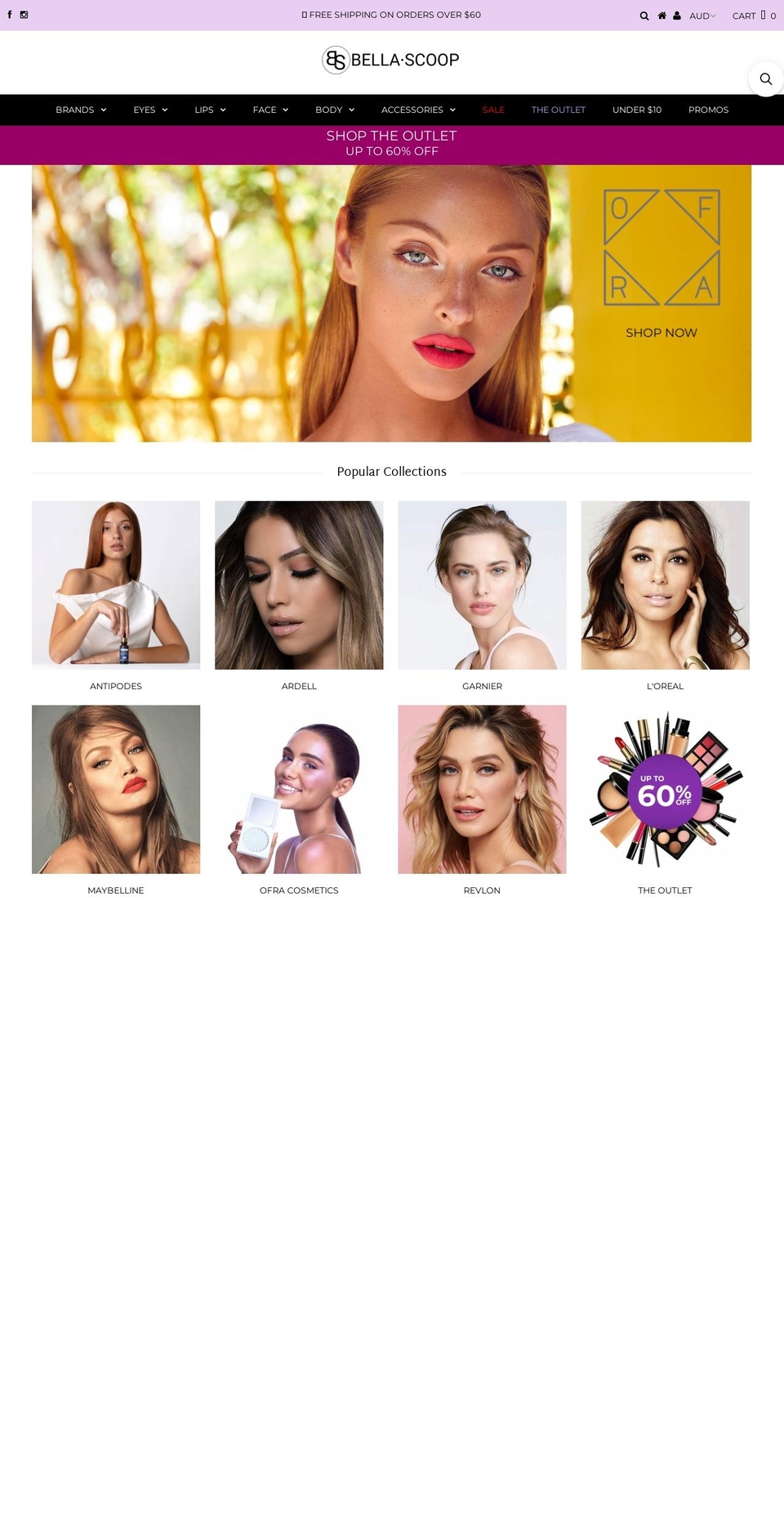 bellascoop.com.au shopify website screenshot