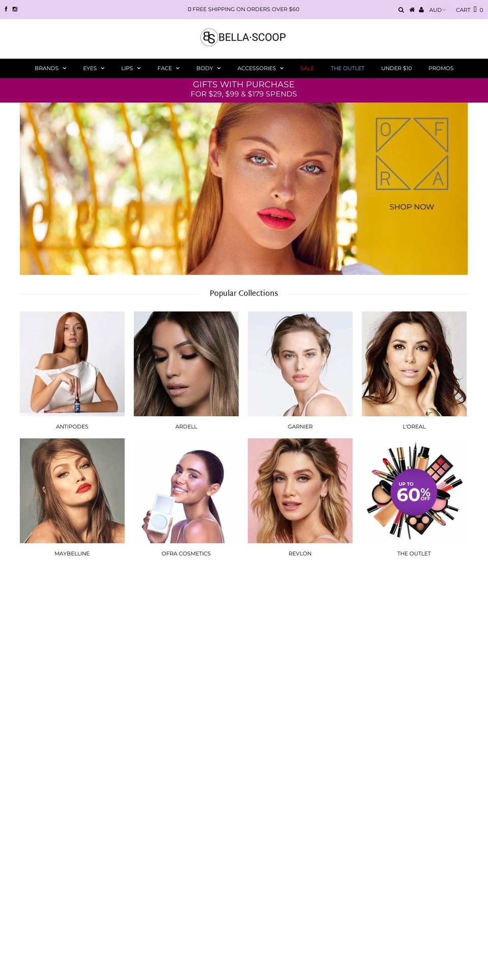 bellascoop.com — Shopify storefront screenshot