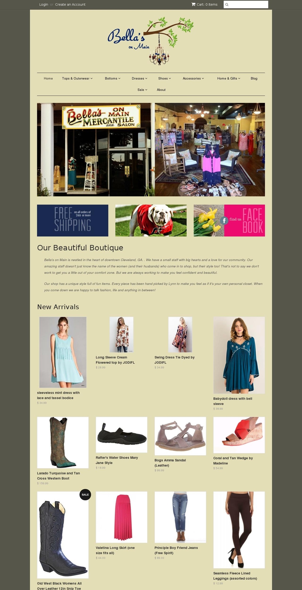 bellasonmain.com shopify website screenshot