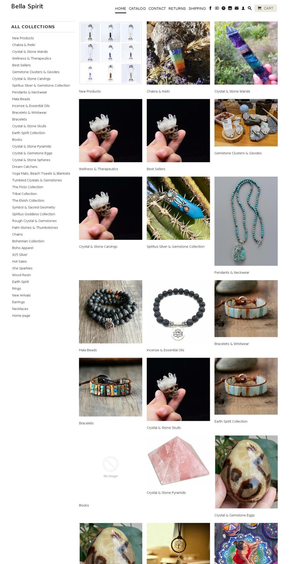 bellaspirit.net shopify website screenshot