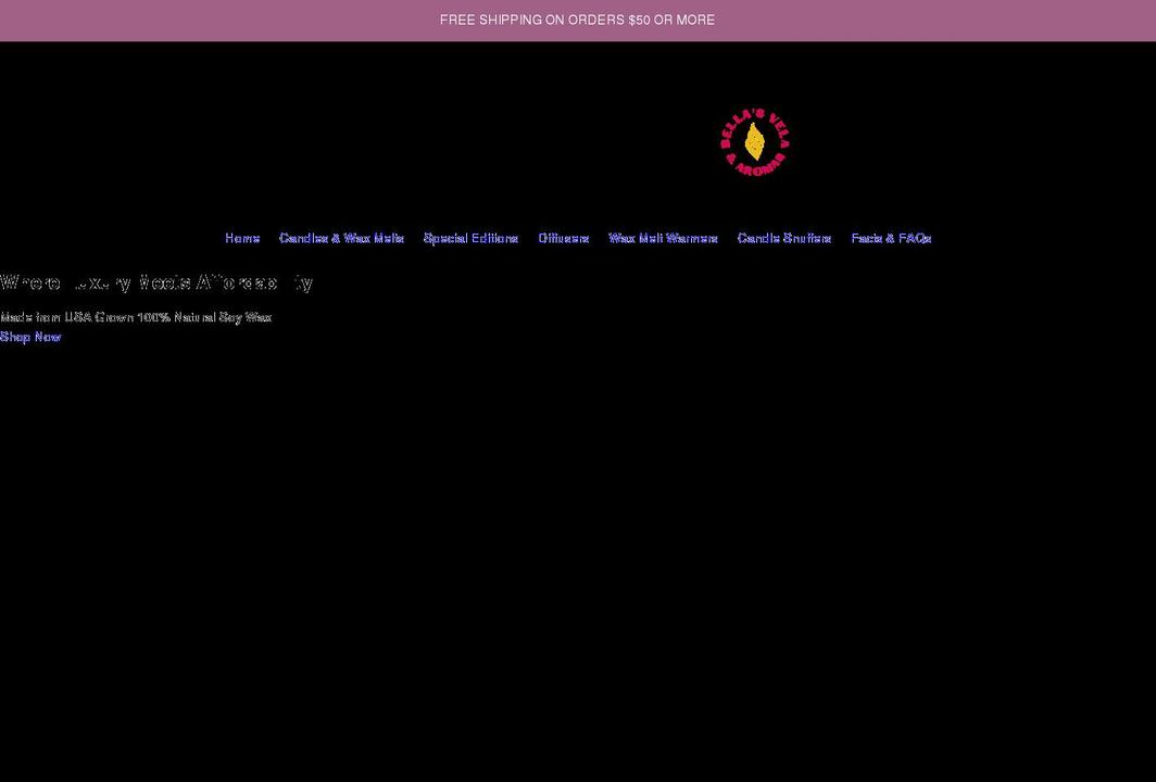 bellasvela.com shopify website screenshot