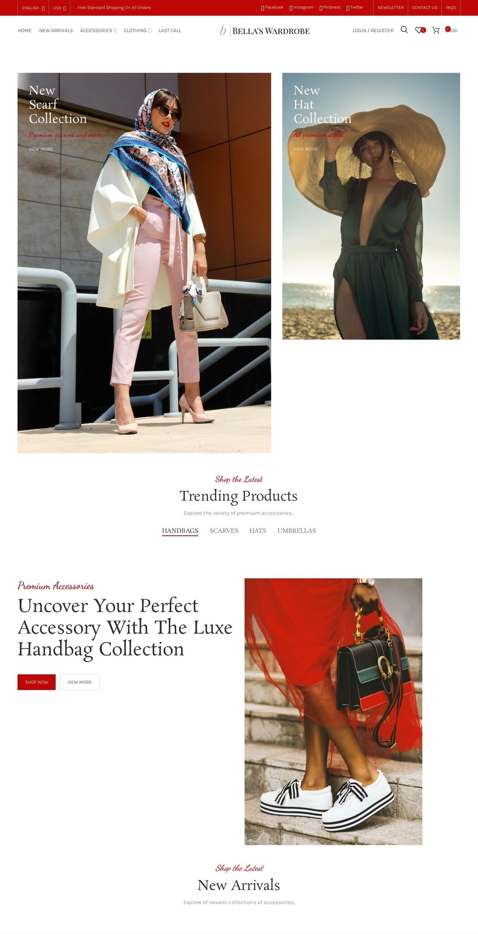 bellaswardrobe.com shopify website screenshot