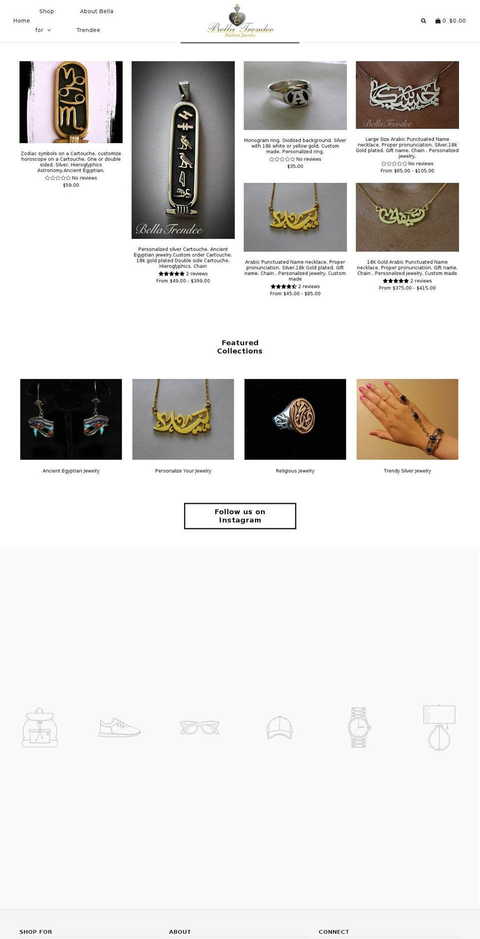 bellatrendee.com shopify website screenshot