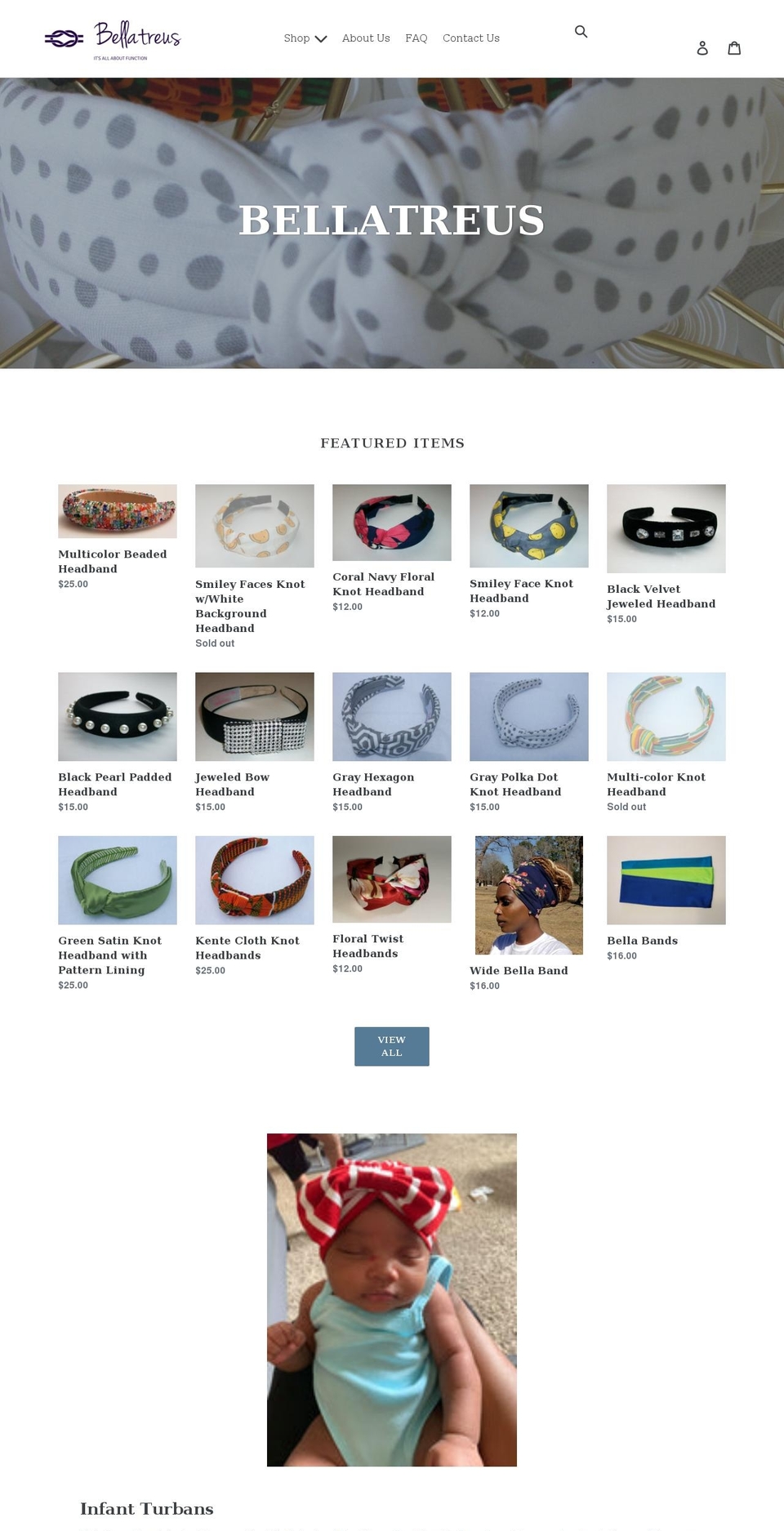 bellatreus.com shopify website screenshot