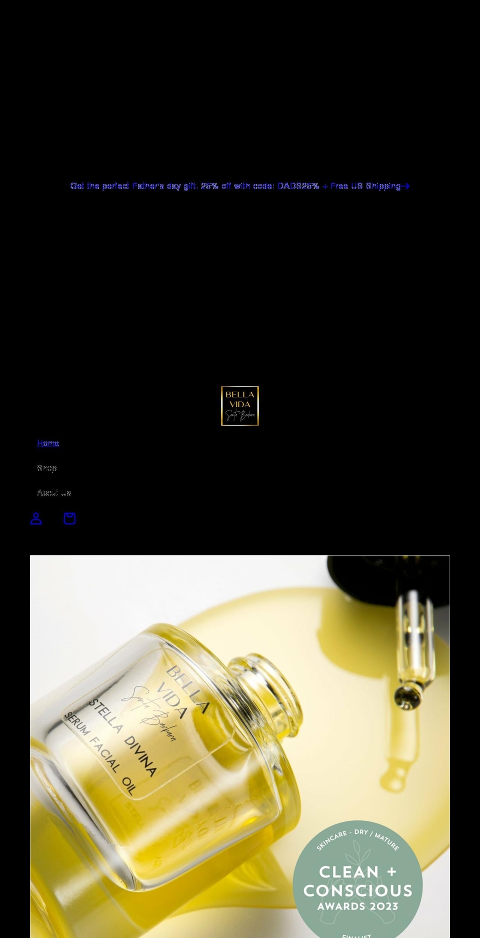 bellavidasb.com shopify website screenshot