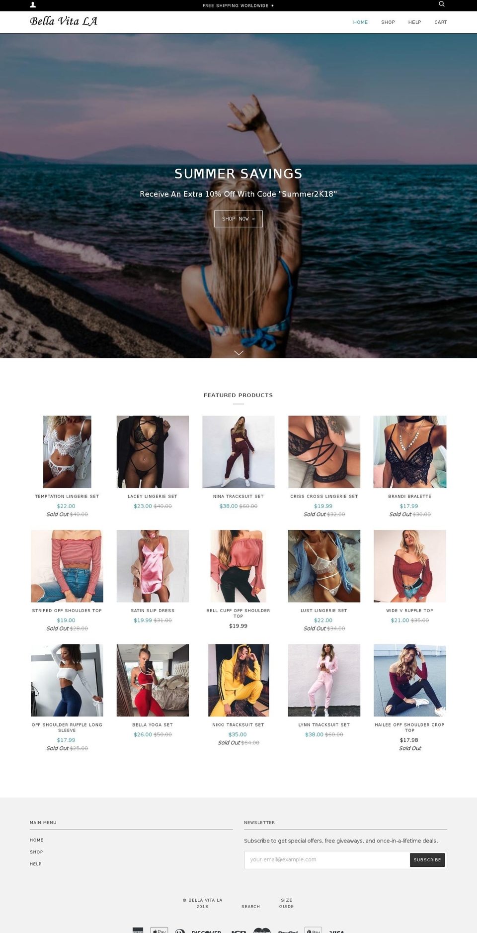 bellavitala.com — Shopify storefront screenshot