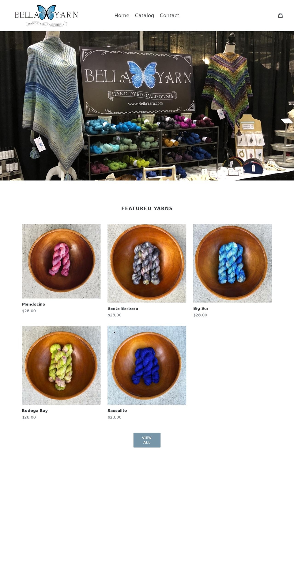 bellayarn.com — Shopify storefront screenshot