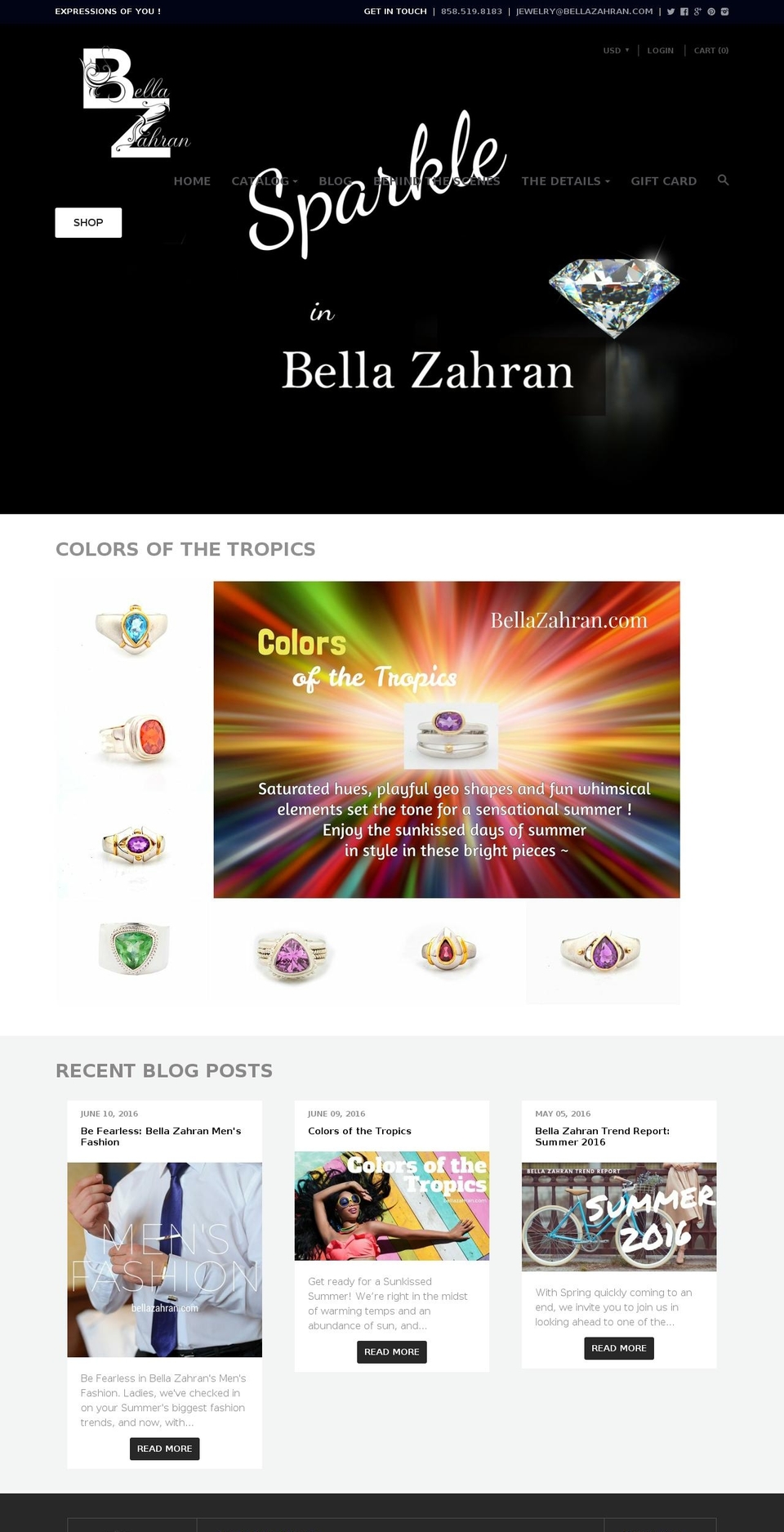 bellazahran.com shopify website screenshot