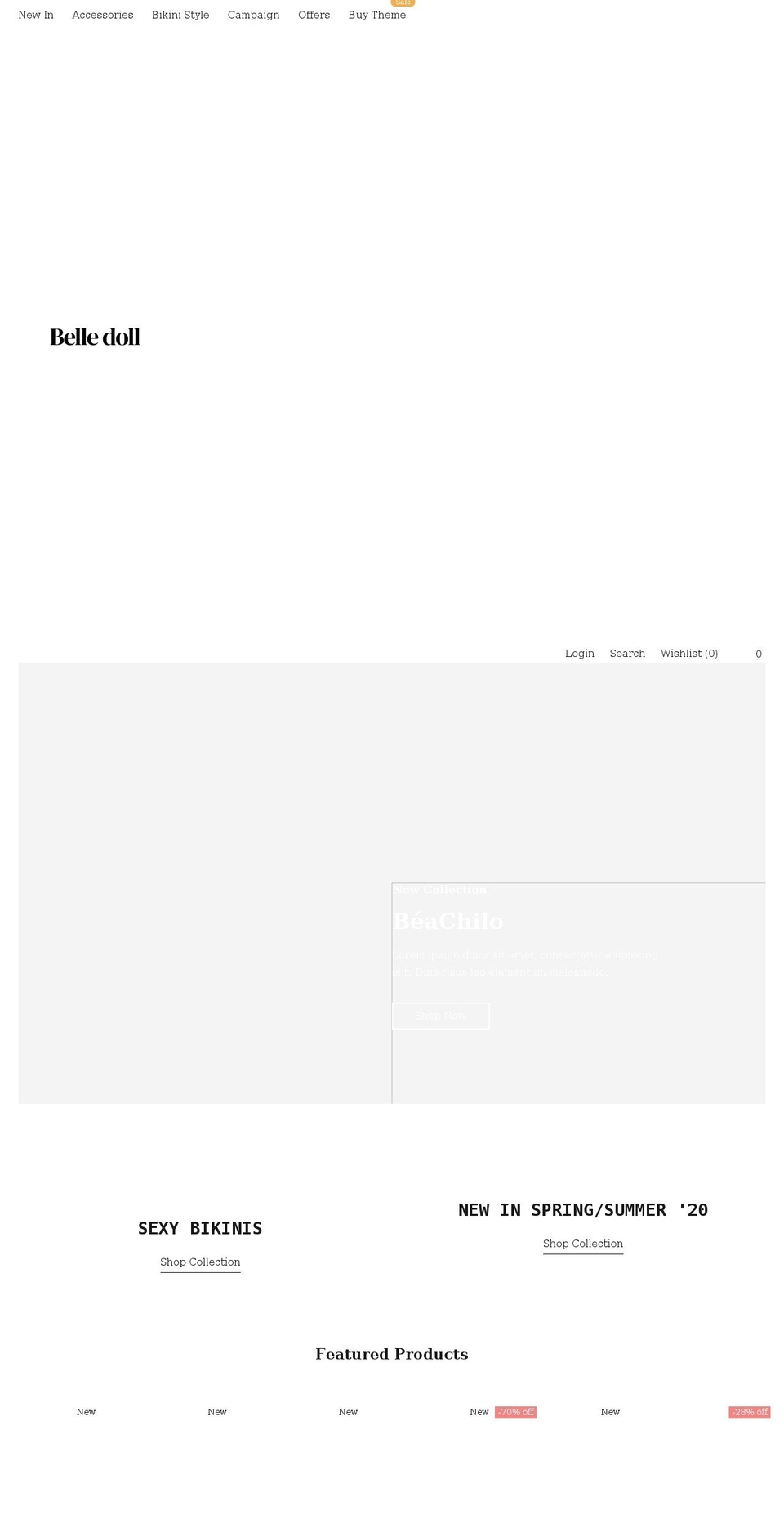 belle-dolls-theme.myshopify.com shopify website screenshot