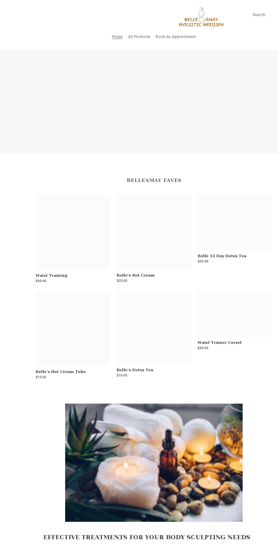 belleamayjaxx.com shopify website screenshot