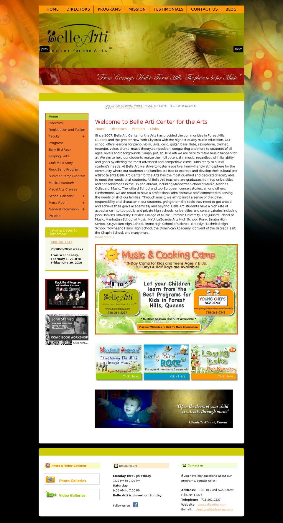 belleartiny.com shopify website screenshot
