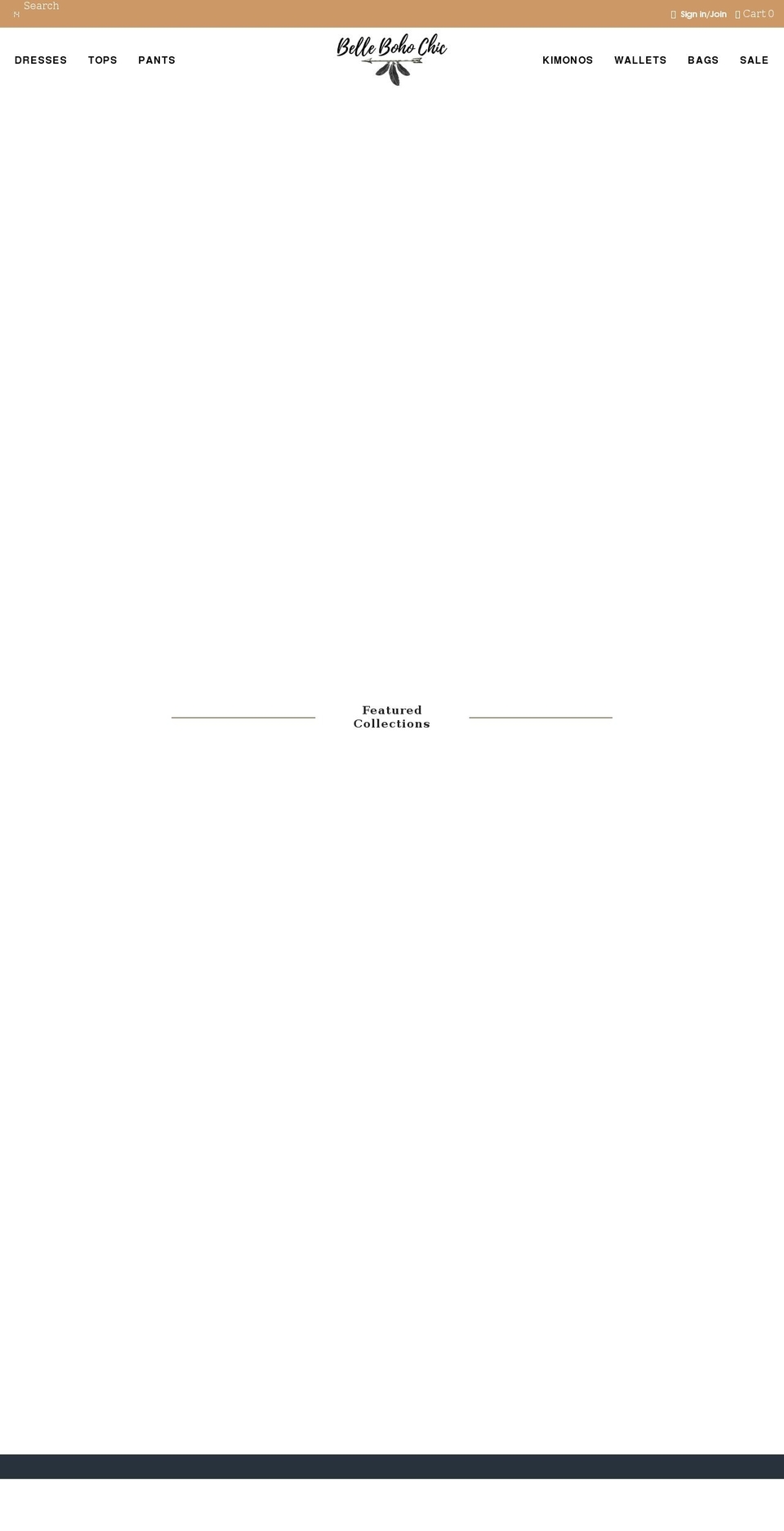 bellebohochic.com shopify website screenshot