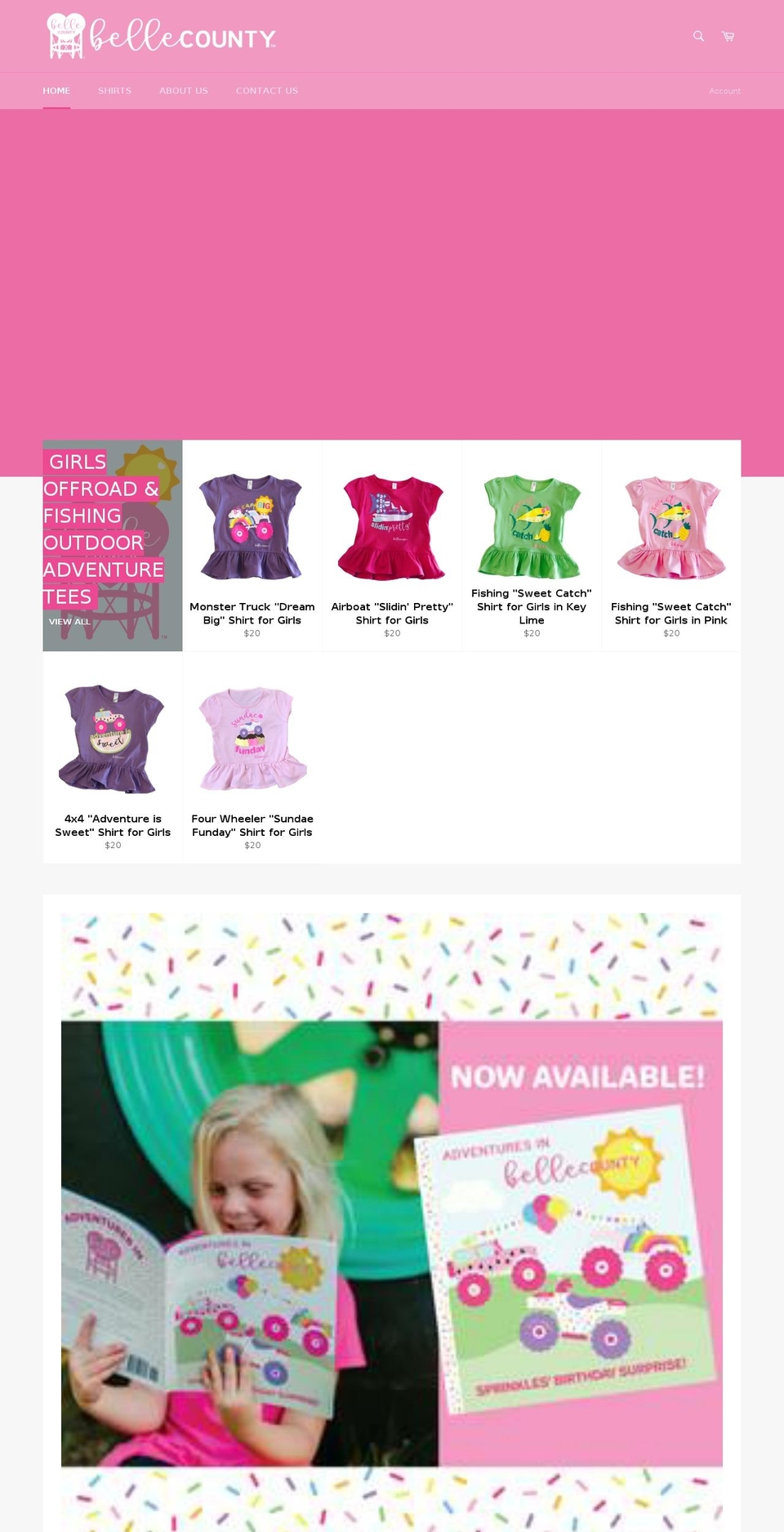 bellecounty.com — Shopify storefront screenshot