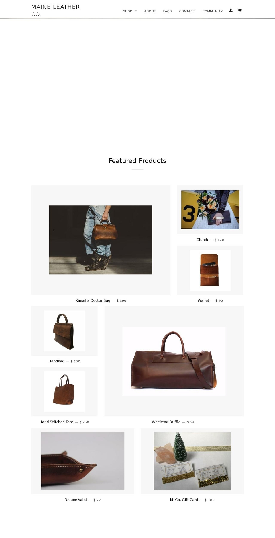 bellehilmer.com — Shopify storefront screenshot