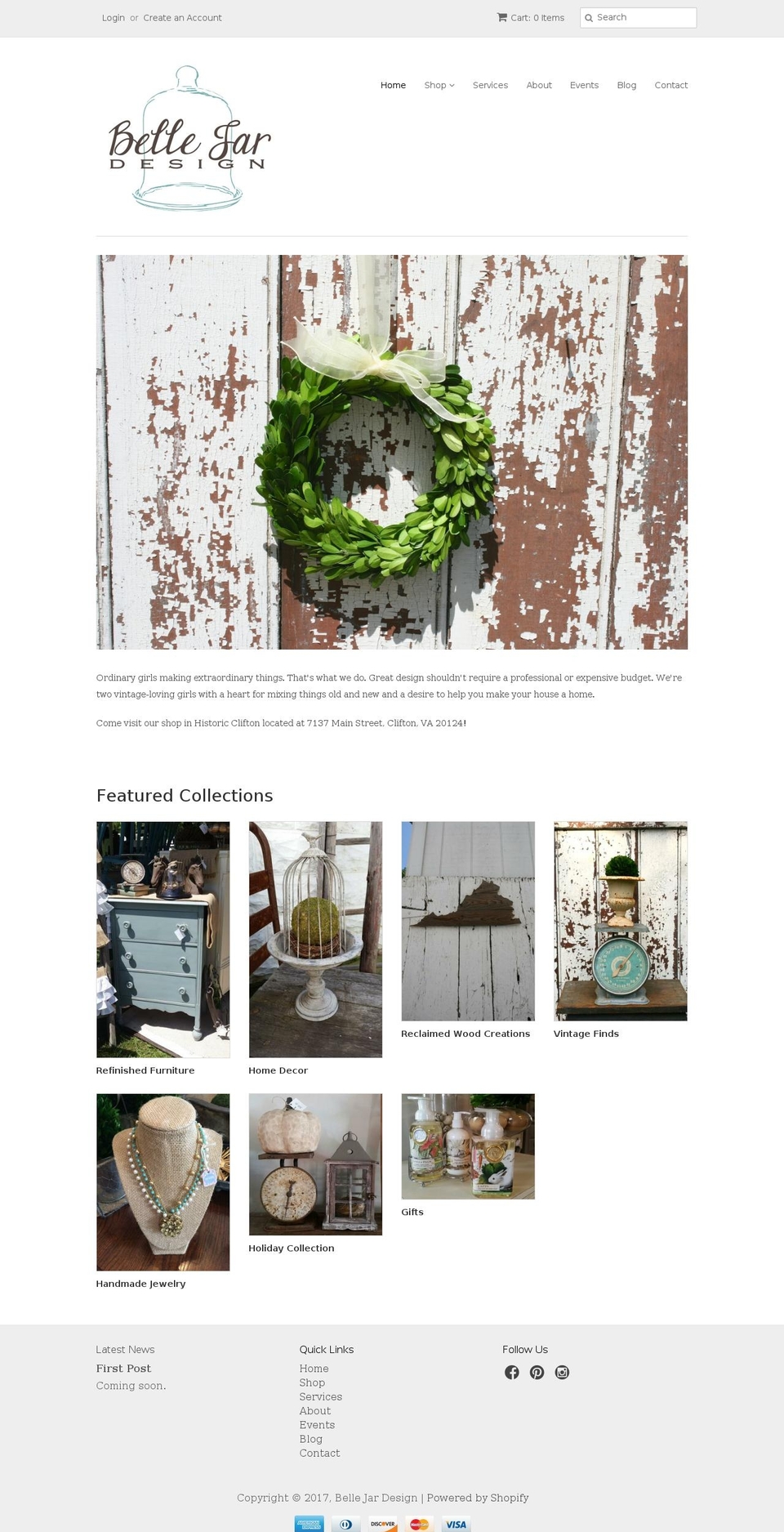 bellejardesign.com shopify website screenshot