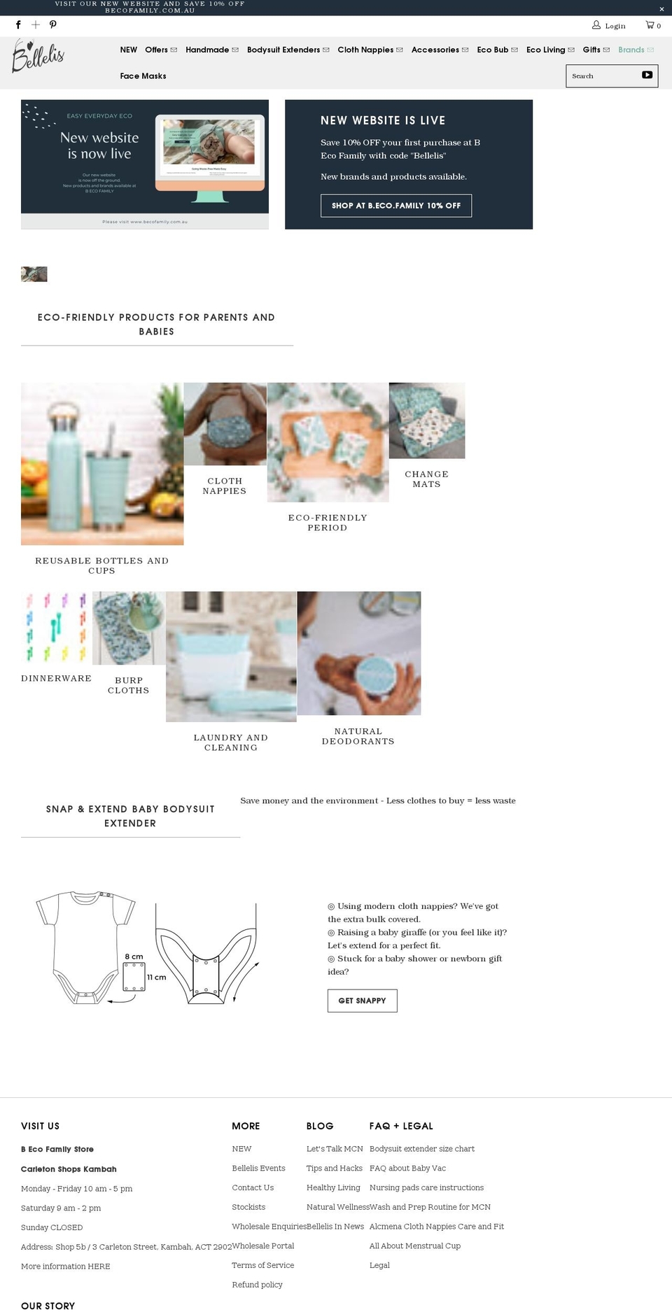 bellelis.com.au shopify website screenshot