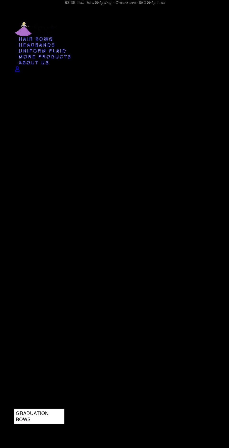 belleslikebigbows.com — Shopify storefront screenshot