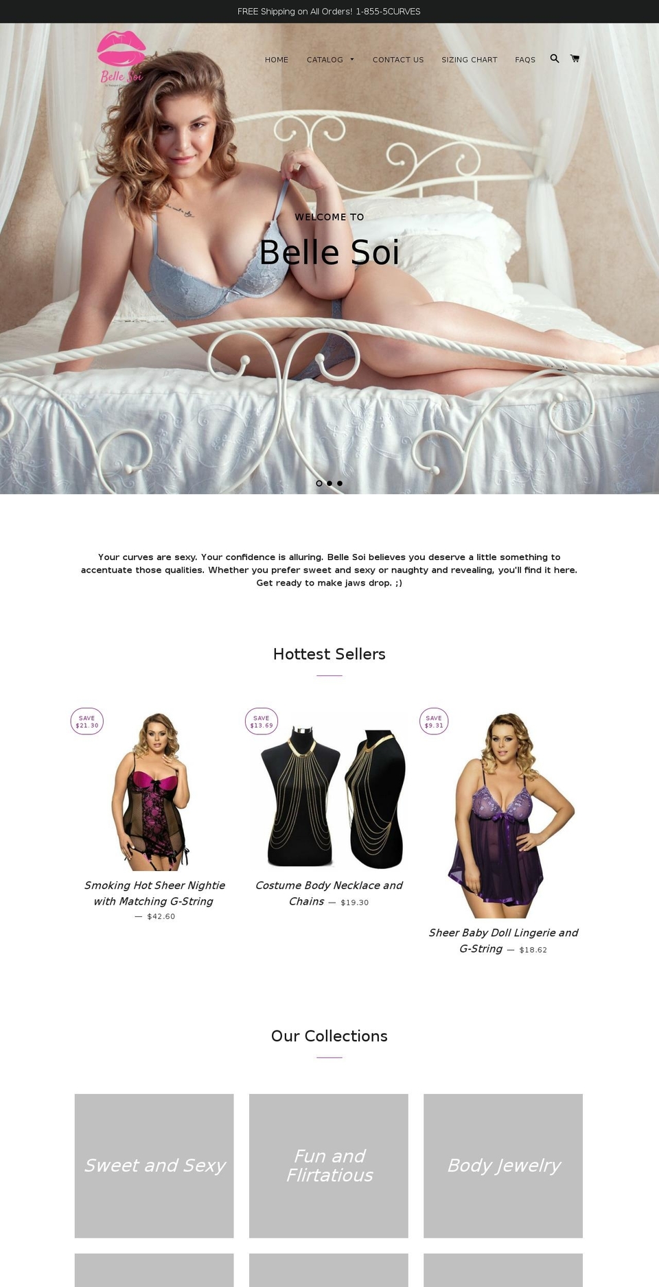 bellesoi.com — Shopify storefront screenshot