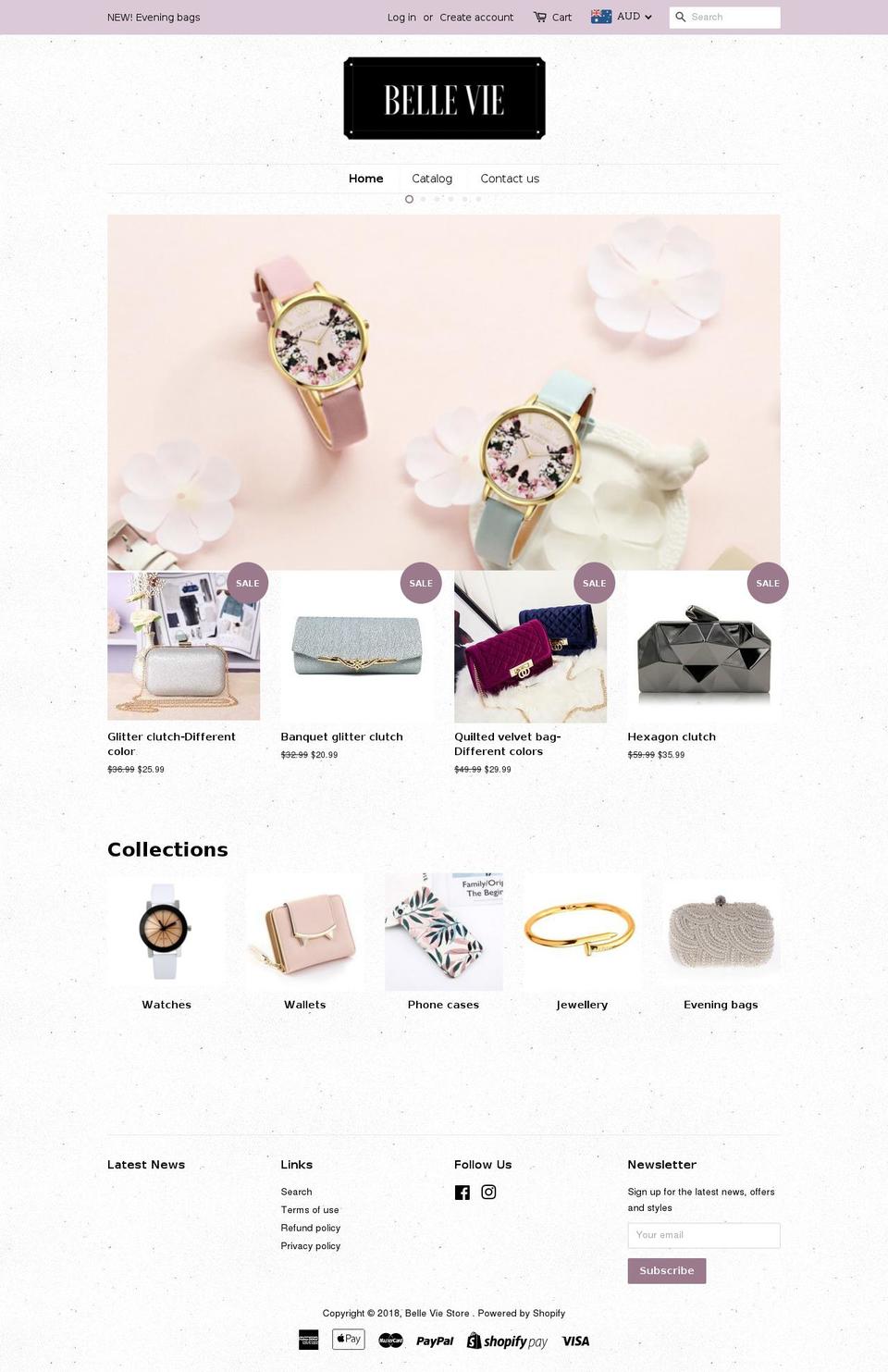 belleviestore.com — Shopify storefront screenshot